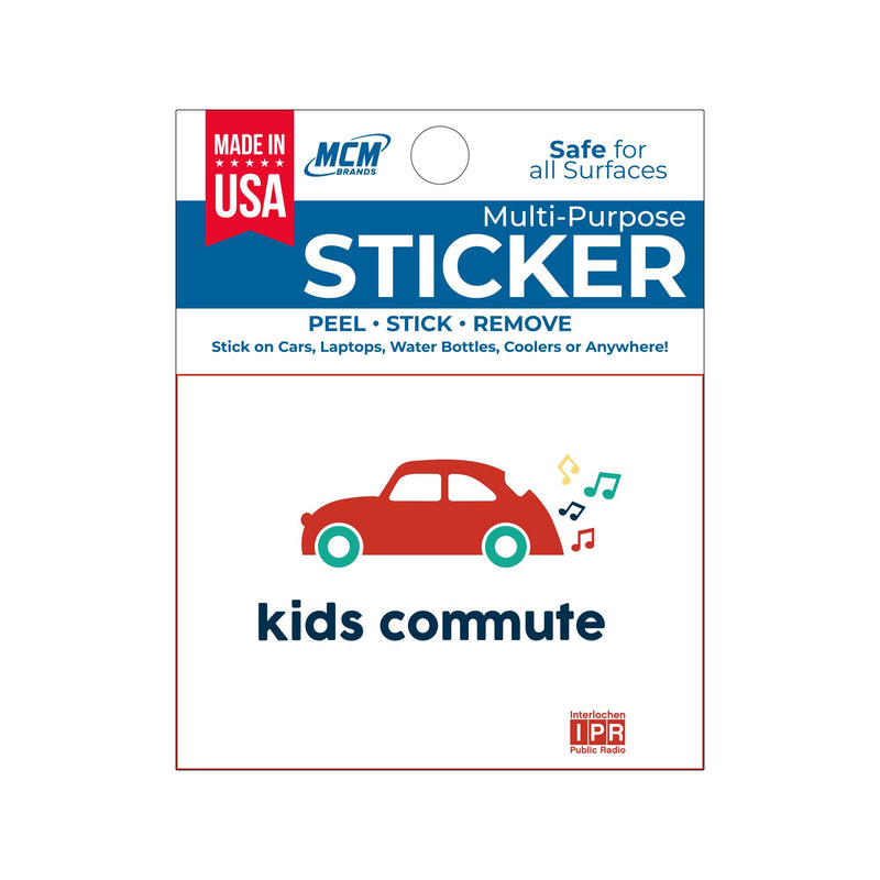 Kids Commute IPR Vinyl Sticker