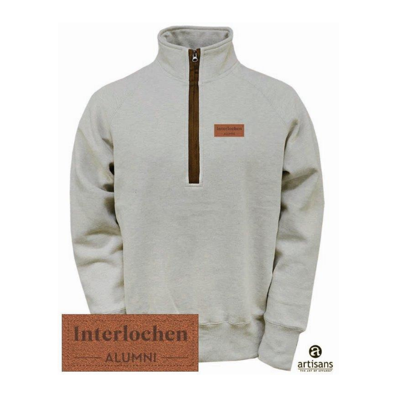 3/4 Zip Interlochen Alumni Mock Neck Sweatshirt