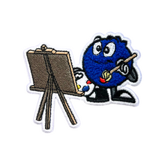 Blueberry Chenille Patch
