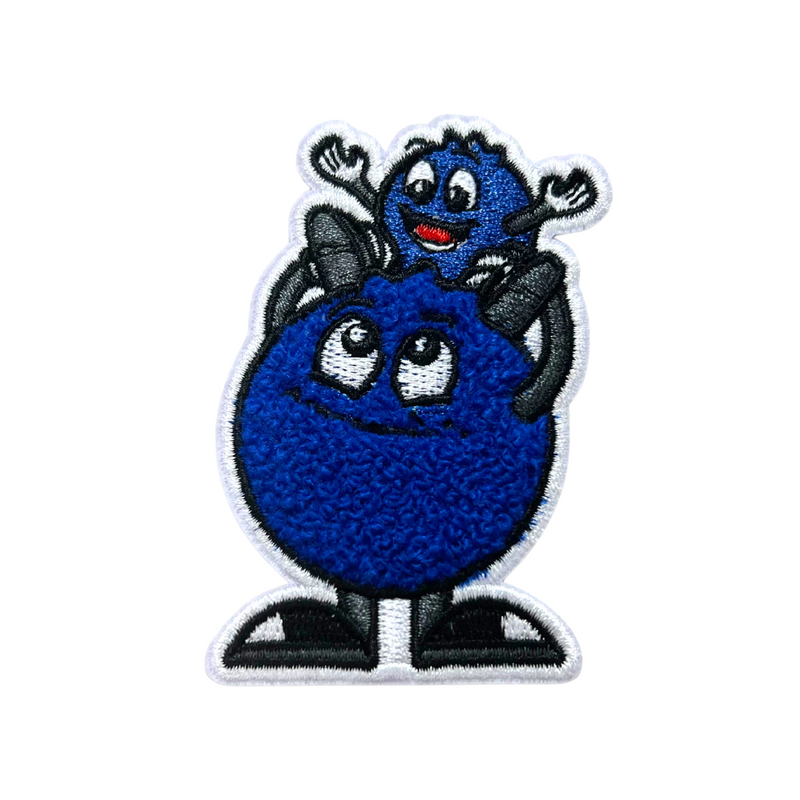 Blueberry Chenille Patch