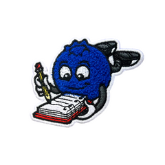 Blueberry Chenille Patch