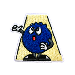 Blueberry Chenille Patch