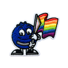 Blueberry Chenille Patch