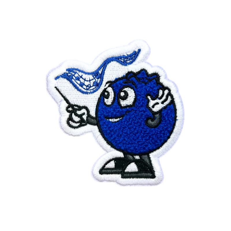 Blueberry Chenille Patch