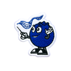 Blueberry Chenille Patch
