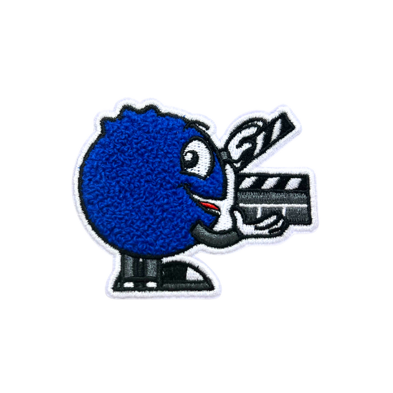 Blueberry Chenille Patch