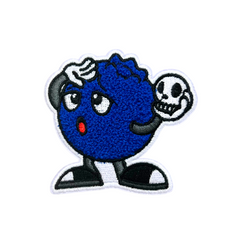 Blueberry Chenille Patch
