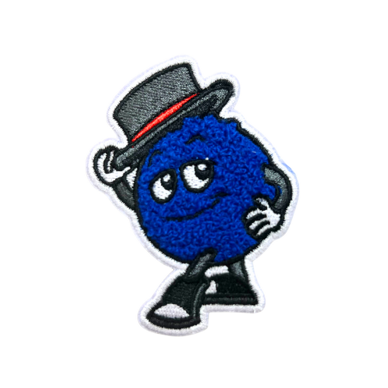 Blueberry Chenille Patch