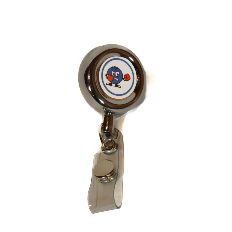 Fighting Blueberry Retractable Badge Holder