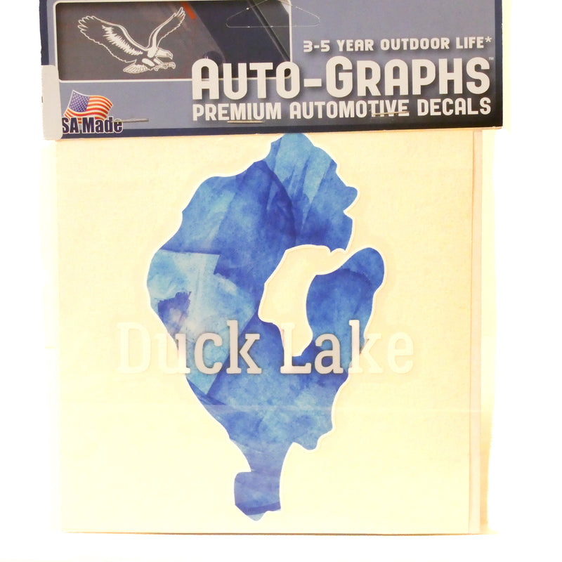 Duck Lake Watercolor Decal