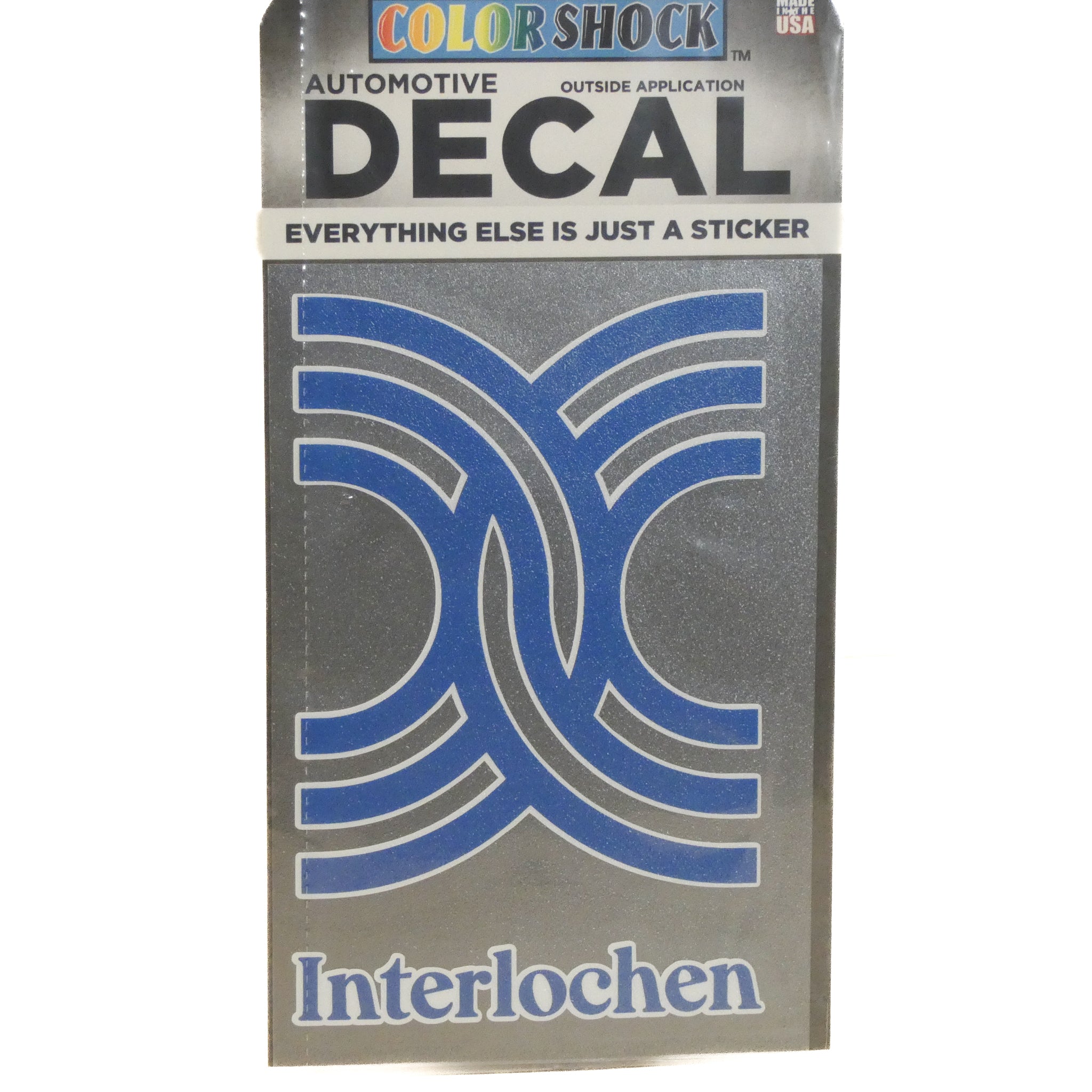 Interlocken Sign Interlochen Stacked Logo Car Decal | Interlochen Scholarshop