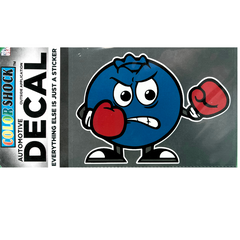 Fighting Blueberry Car Decal