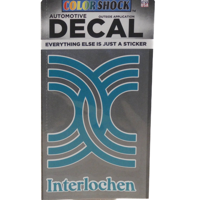 Interlochen Stacked Logo Car Decal