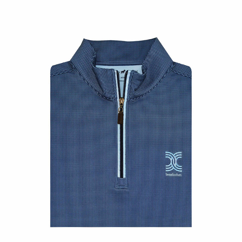Houndstooth Bamboo 1/4 Zip Pullover
