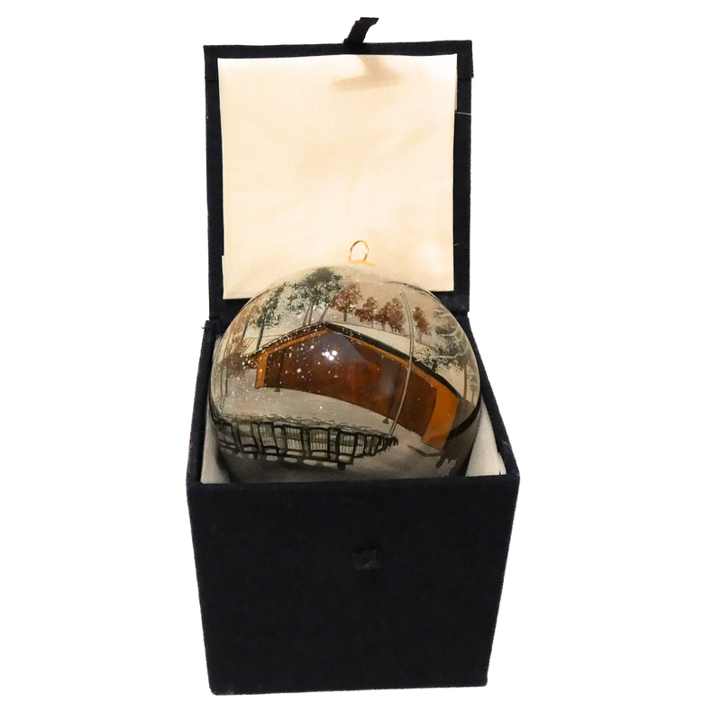 Glass Hand Painted "The Bowl" Ornament