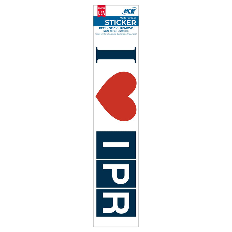 I (heart) IPR bumper sticker 