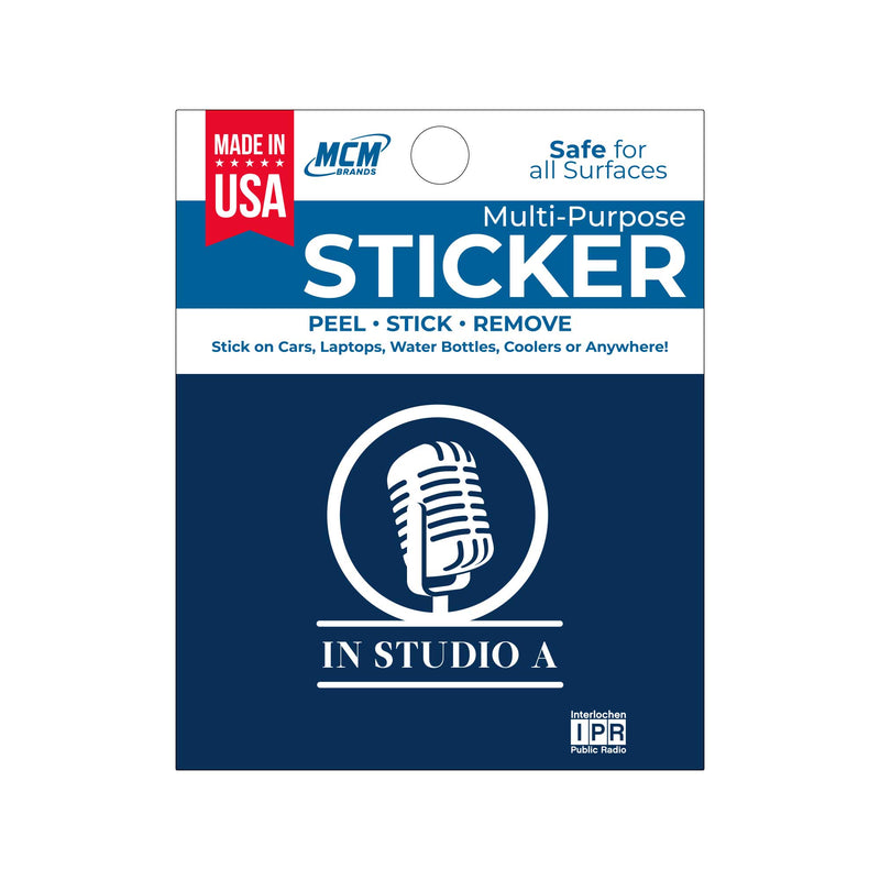 In Studio A IPR Vinyl Sticker