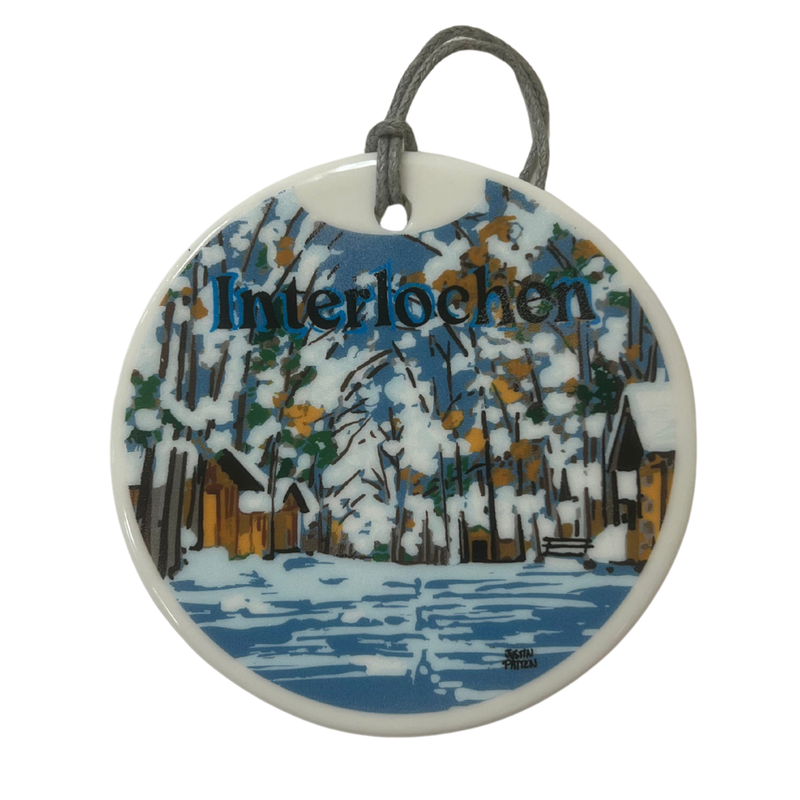 Justin Patten Ceramic Ornament