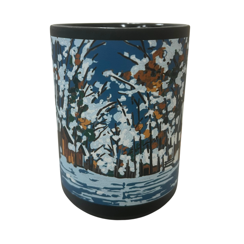 Justin Patten Winter Woods Grande Mug