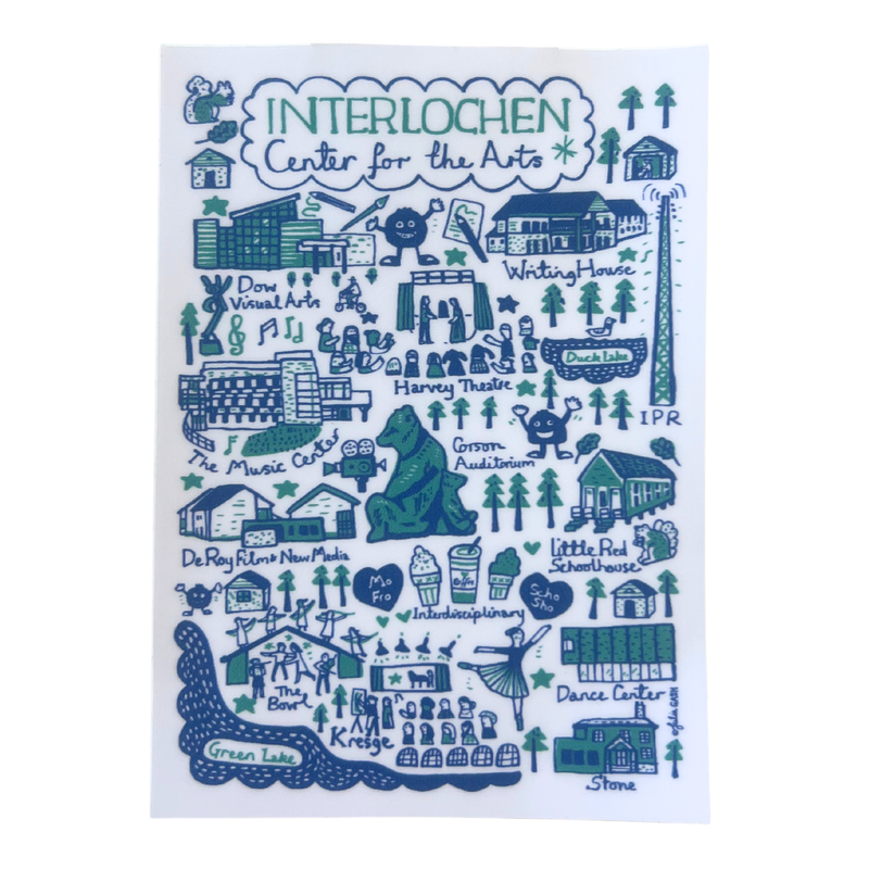 Julia Gash Interlochen Vinyl Sticker