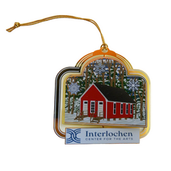 Little Red Schoolhouse Ornament