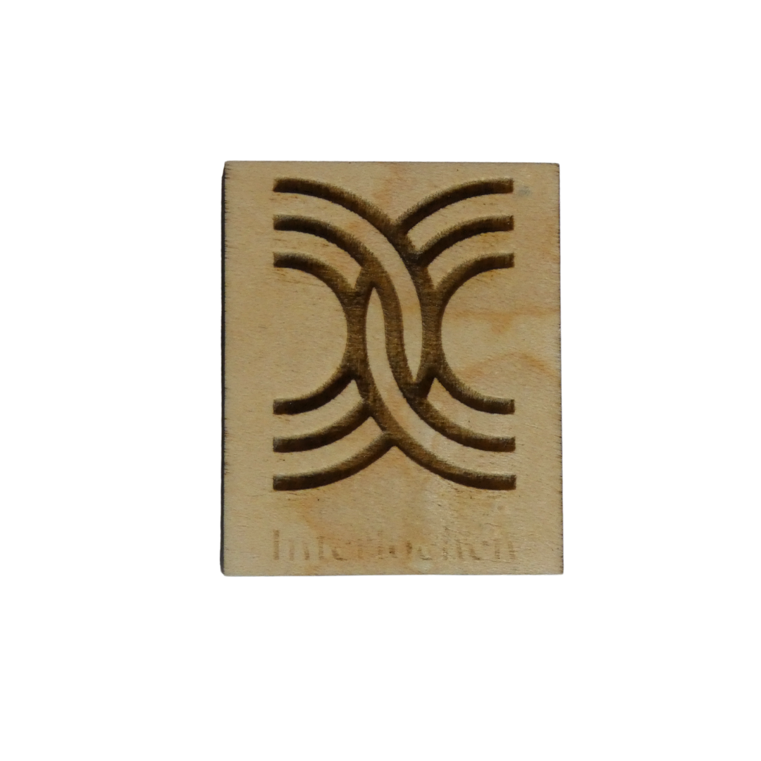 Interlocking Stack Stamp Interlochen Stacked Logo Stamp | Interlochen Scholarshop