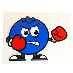 Fighting Blueberry Car Decal