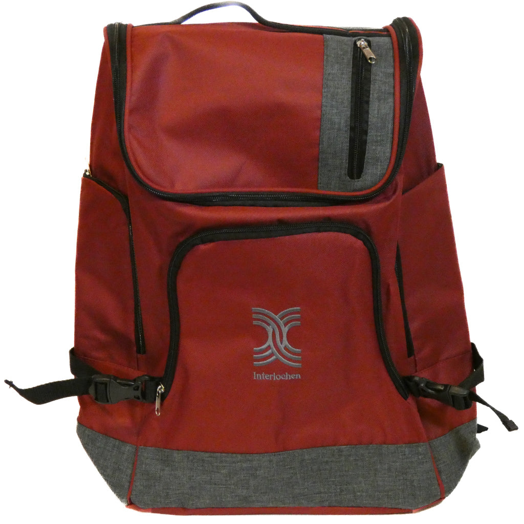 Backpack Computer Red Edgewood Computer Backpack | Interlochen Scholarshop