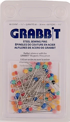 Grabbit Sewing Pins - 80 ct.