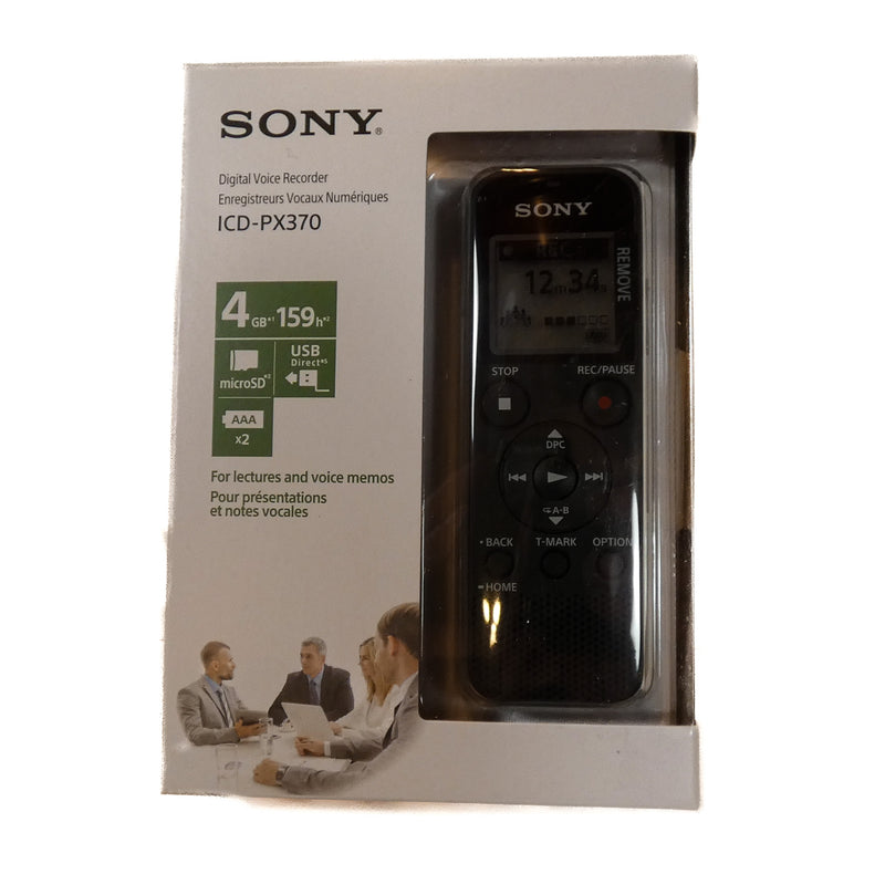 Sony Digital Voice Recorder ICD PX370 with USB