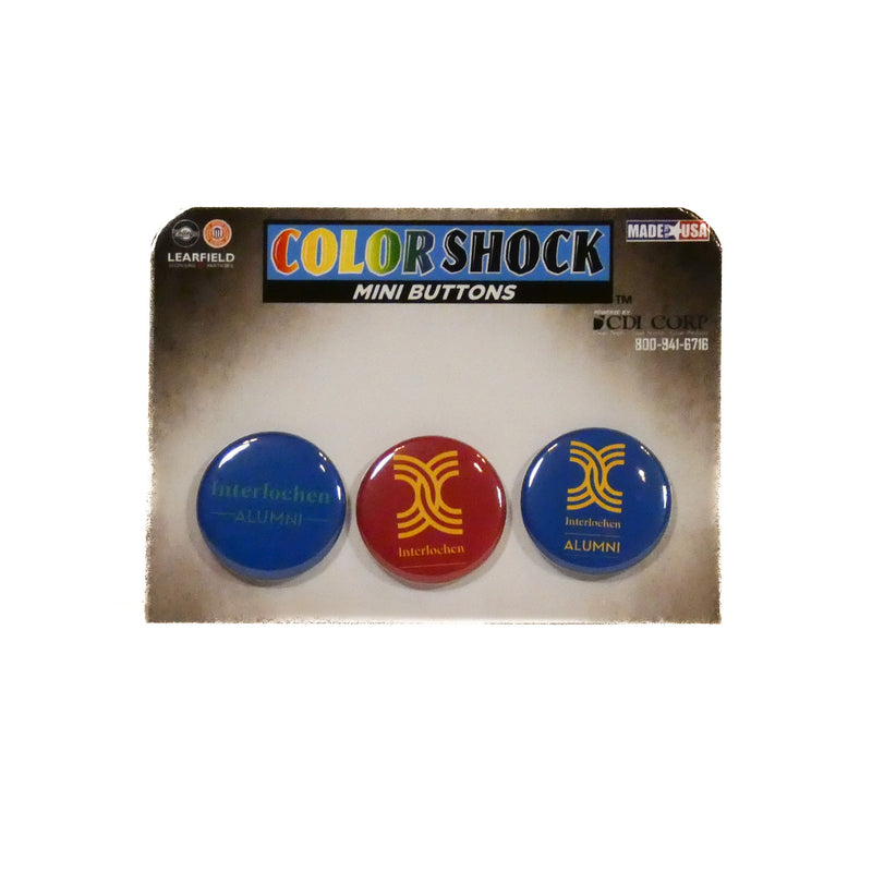 ColorShock Alumni Mini Buttons 3pk.