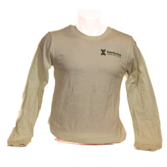 Bella + Canvas Natural Long Sleeve Tee Pine Logo