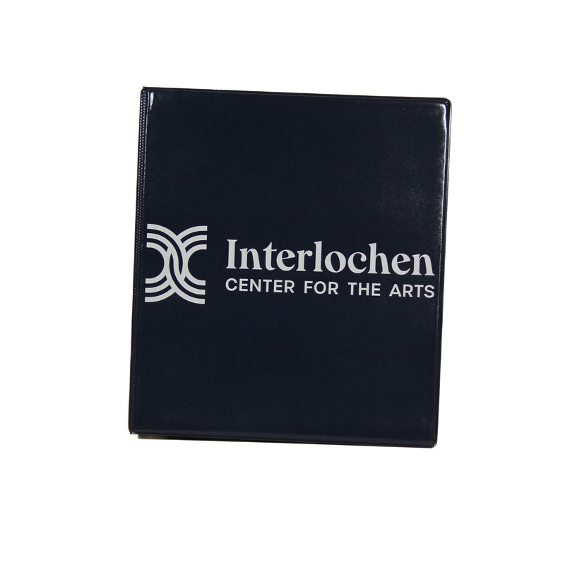 Interlochen Centered Logo Binder 1" Blue