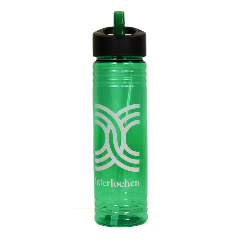  Clear Impact Halcyon Water Bottle with Two-Tone Flip