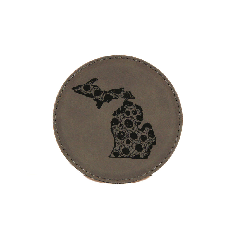 Tangico Leatherette Coaster